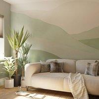 Superfresco Easy Beyond the Horizon Duck Egg Print To Order 3m x 2.8m Mural in Blue