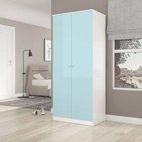Seconique Denver 2 Door Wardrobe in Blue