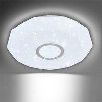 ExtraStar 24W LED Flush Ceiling Light Cold White 6500K, 2500 Lumen, Diamond Shape