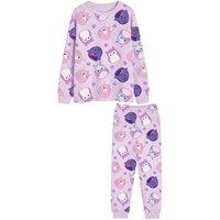 Squishmallows Girl's All-Over Print Long Pyjama Set | Size: 4-5 Years