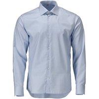 Mascot Men's Frontline Checked Modern Shirt in Light Blue | Size: 19 inches