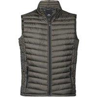 TEE JAYS Men's Zepelin Body Warmer in Light Grey | Size: Large