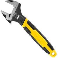 Stanley Bi-Material Adjustable Wrench in Yellow
