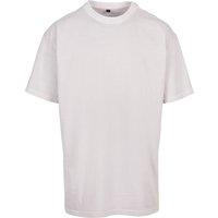 Build Your Brand Men's Heavyweight Oversized T-Shirt in Purple | Size: Small
