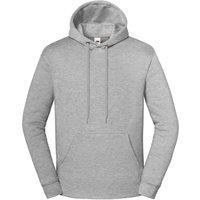 Fruit of the Loom Men's Iconic Premium Hoodie in Mid Grey | Size: 2XL