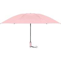 MidOcean Men's Agumbe Windproof Folding Umbrella in Baby Pink