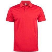 Clique Men's Basic Active Polo Shirt in Red | Size: 2XL
