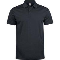 Clique Men's Basic Active Polo Shirt in Black | Size: Small