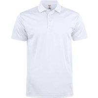 Clique Men's Basic Active Polo Shirt in White | Size: Small