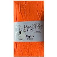 Dancing Girl Women's Footless Coloured Tights in Peach