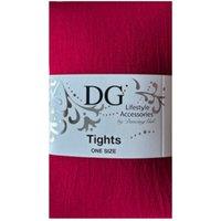 Dancing Girl Women's Footless Coloured Tights in Dark Red