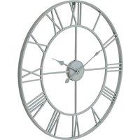 Hill Interiors Skeleton Wall Clock in Grey