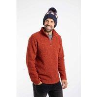 Weird Fish Men's Scotsdale Fair Isle Bobble Hat in Navy