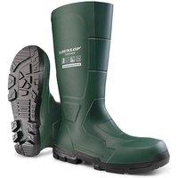 Dunlop Men's 'JobGUARD' Wellingtons in Green | Size: 7