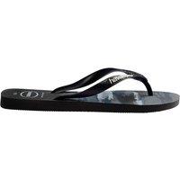 Havaianas Men's Top Camu Black/Black/White in Black | Size: 43-44