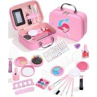 Living and Home Women's 20pcs Washable Children Pretend Makeup Toy Set in Pink