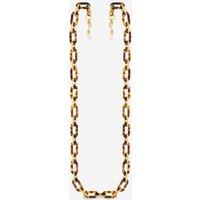 Mood Women's Gold Plated & Resin Sunglasses Chain in Brown