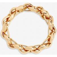 Mood Women's Gold Plated Statement Chain Stretch Bracelet