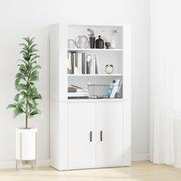 Berkfield Home Highboard White Engineered Wood