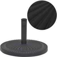 Berkfield Home Parasol Base Resin Round Black 14 kg