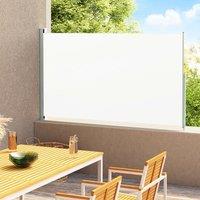 Berkfield Home Patio Retractable Side Awning 180x300 cm Cream in Beige