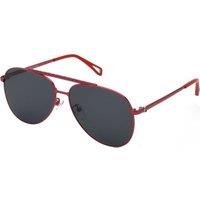 Zadig & Voltaire SZV415-6008ER Aviator/Navigator Sunglasses in Red