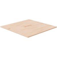 Berkfield Home Square Table Top 70x70x1.5 cm Untreated Solid Wood Oak in Brown