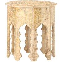 Berkfield Home Side Table 48 cm Solid Mango Wood in Brown