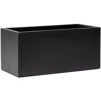 Primrose 60cm Terracotta Fibre Dark Grey Trough Planter