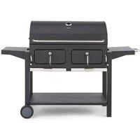 Tower Ignite Duo XL BBQ Grill with Adjustable Grill, Temperature Gauge T978510 in Black