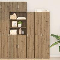 Berkfield Home Highboard Artisan Oak 30x42.5x185 cm Engineered Wood in Brown
