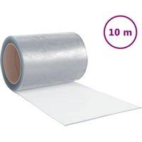 Berkfield Home Door Curtain Transparent 300 mmx2.6 mm 10 m PVC in Clear