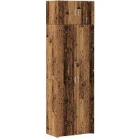 Berkfield Home Storage Cabinet Old Wood 70x42.5x225 cm Engineered Wood in Brown