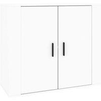 Berkfield Home Sideboard White 80x33x70 cm Engineered Wood | Size: 80 x 33 x 70 cm