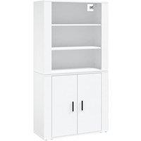 Berkfield Home Highboard White Engineered Wood