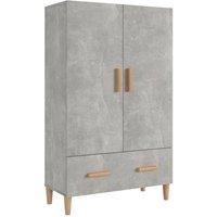 Berkfield Home Highboard Concrete Grey 70x31x115 cm Engineered Wood | Size: 70 x 31 x 115 cm