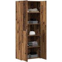 Berkfield Home Highboard Old Wood 70x42.5x185 cm Engineered Wood in Brown