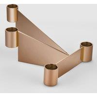 Georg Jensen Urkiola Stainless Steel & PVD Candle Holder 3586014 in Rose Gold | Size: A
