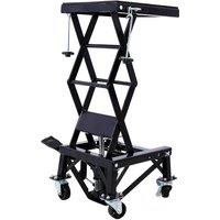 VOGREX 350 LBS Hydraulic Motorcycle Lift Table Scissor Jack ATV Workshop Tool in Black