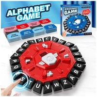Living and Home Word Game Family Board Game with Digital Display Timer and 2 Modes in Red