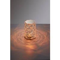 Living and Home Acrylic RGB Dimmable Table Lamp Bedside Lighting Decor with Remote Control