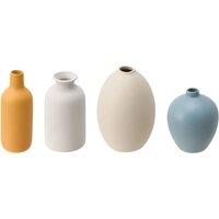 Living and Home Set of 4 Ceramic Vases for Home Decor
