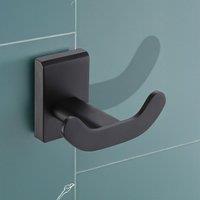 Showerdrape Unity Black Steel Wall Mounted Robe Hook