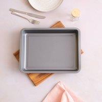 Betterware Essentials 35cm Non-Stick Deep Tray in Silver