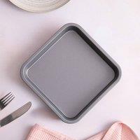 Betterware Essentials 18cm Non-Stick Brownie Tin in Silver