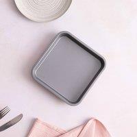Betterware Essentials 20cm Non-Stick Brownie Tin in Silver