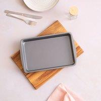 Betterware Essentials 31cm Non-Stick Deep Oven Tray in Silver