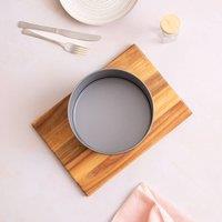 Betterware Essentials 20cm Non-Stick Cake Tin with Loose Bottom in Silver