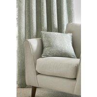 Dreams & Drapes 'Aveline' 100% Cotton Filled Cushion in Green | Size: 43 cm x 43 cm