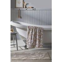 Dreams & Drapes 'Sandringham' 100% Cotton Jacquard Bath Mat in Natural